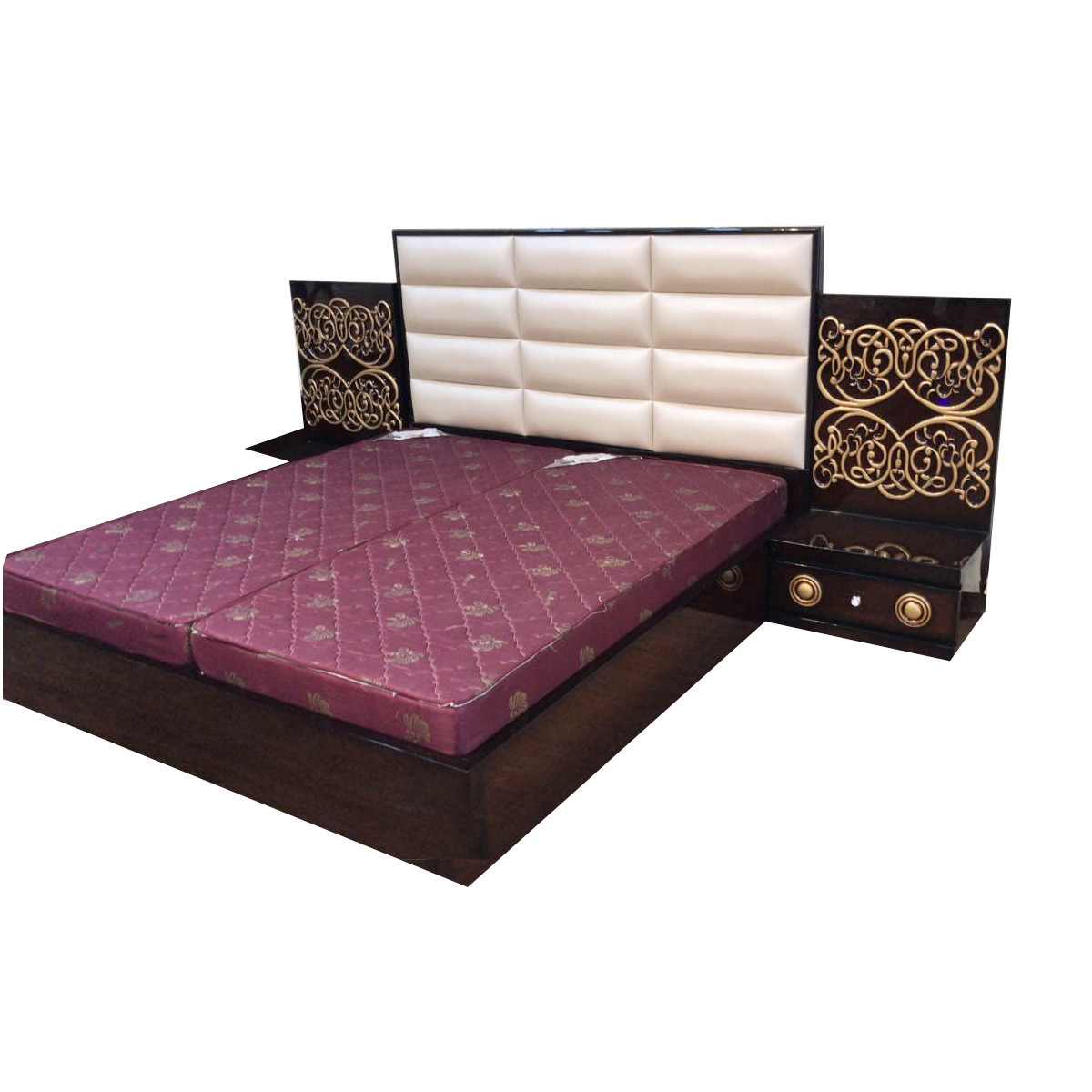 Amaltas Quilted Double Bed