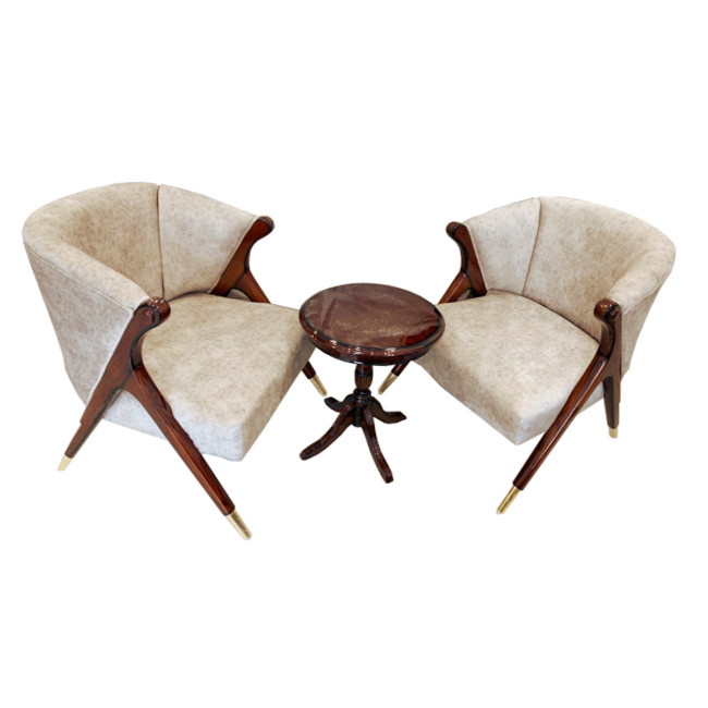 Amaltas Luxury Bedroom Chair Set