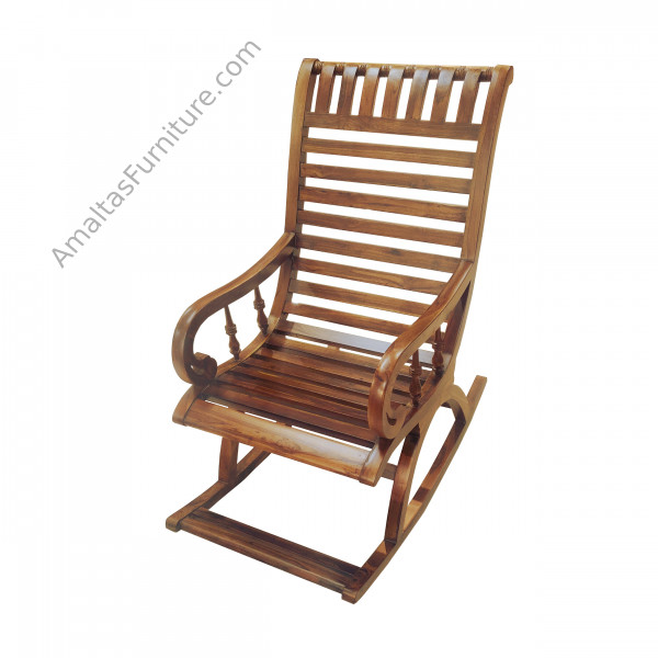 Amaltas Solid Wood Rocking Chair
