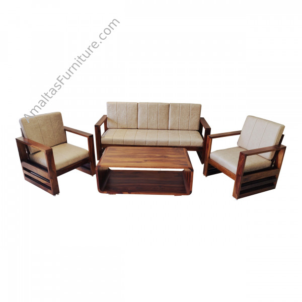Amaltas Solid Wood Sofa Set