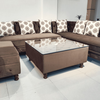 Amaltas Chestor field L shaped Sofa Set