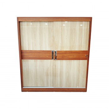 Amaltas High Gloss Laminated Sliding Wardrobe