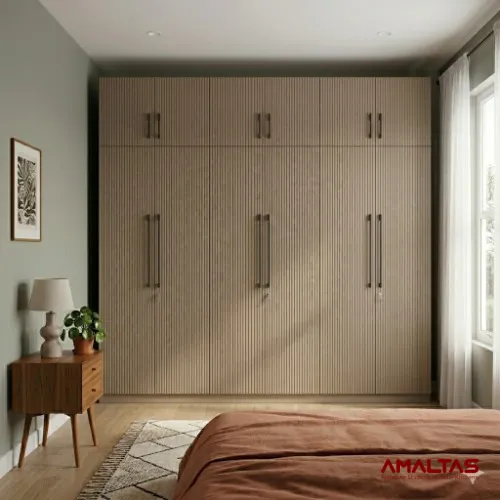 Fluted Door wardrobe