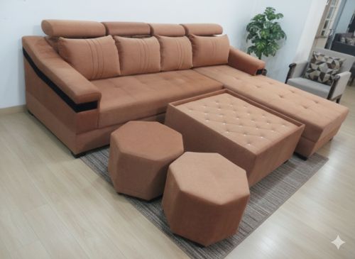 Amaltas L Shaped Sofa with Diwan - Sofas