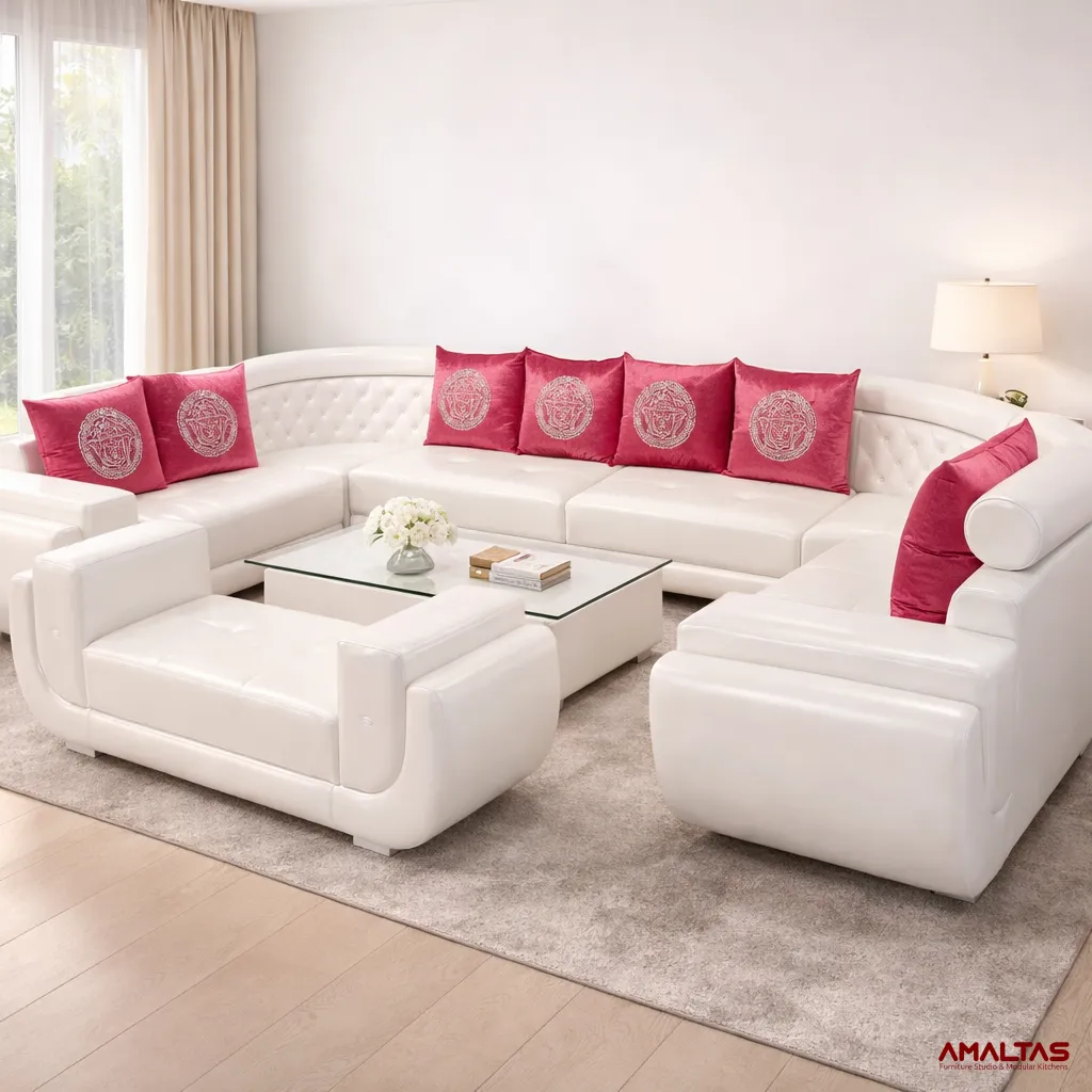Amaltas U Shaped Sofa Set - Sofas