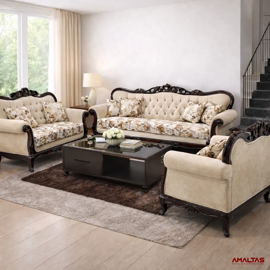 Amaltas Royal Sofa Set - Sofas