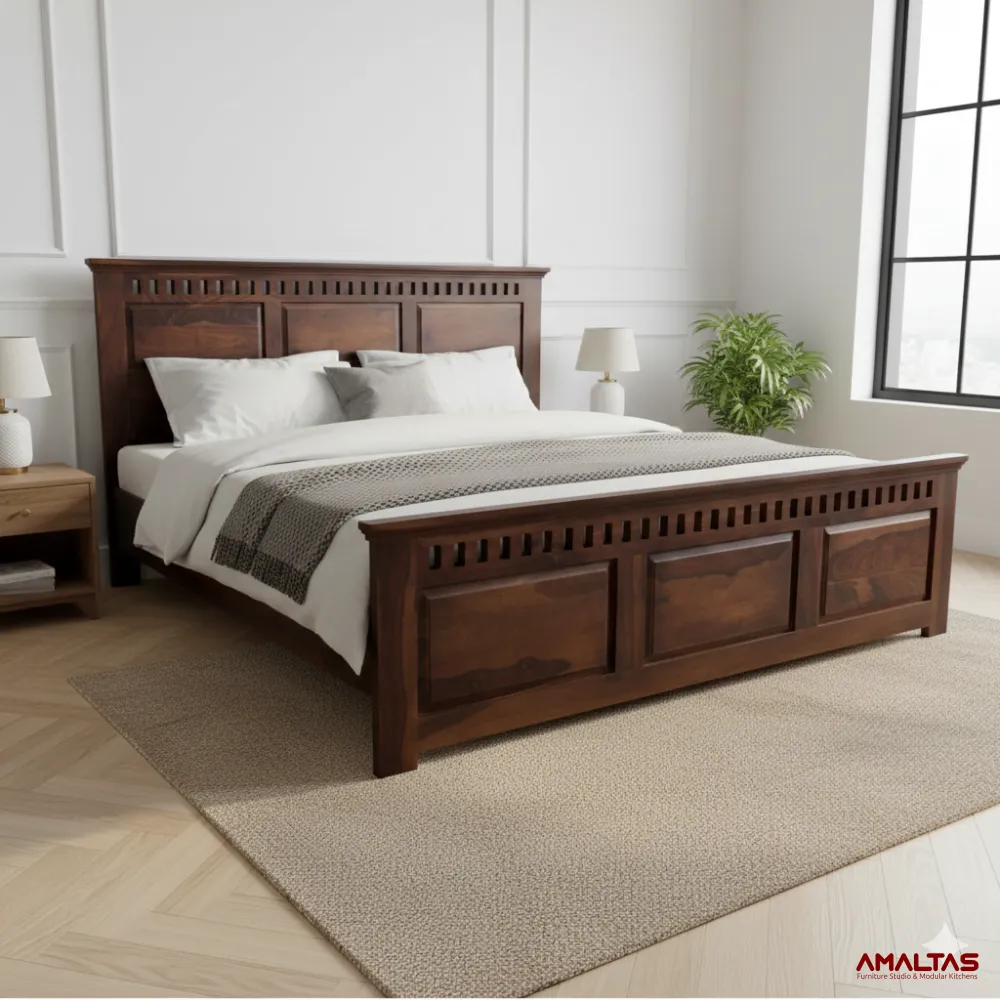 Solid Wood Beds category - Bedroom