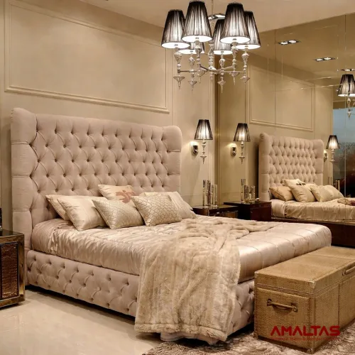 Amaltas Chestor field Quilting Bed - Bedroom