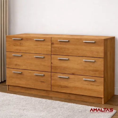 Amaltas Multi Drawer Chester - Wardrobes