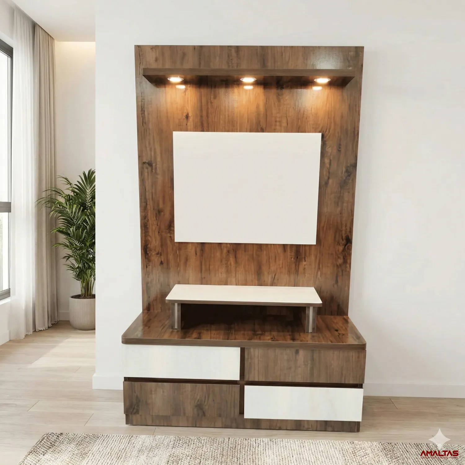 Amaltas Engineering Wood TV Unit