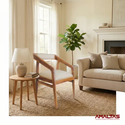 Amaltas Sheesham Wood Living Room Chair - Sofas