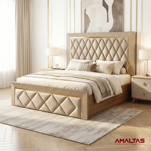Amaltas Burfi Double Bed - Bedroom