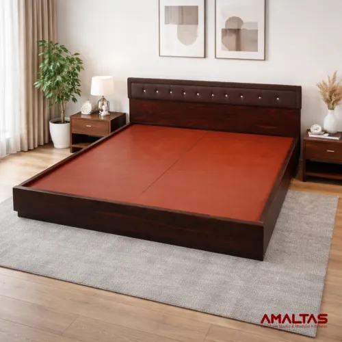 Amaltas Low Floor Bed - Bedroom