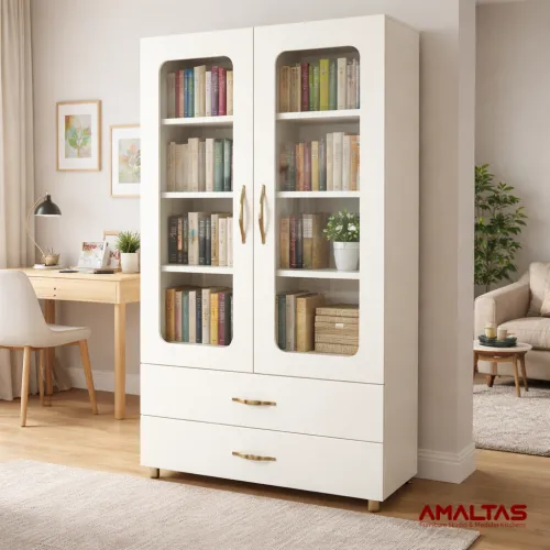 Amaltas Oxford Book Rack - Wardrobes