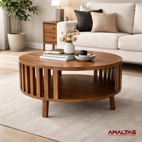 Amaltas Sudarshan Center Table