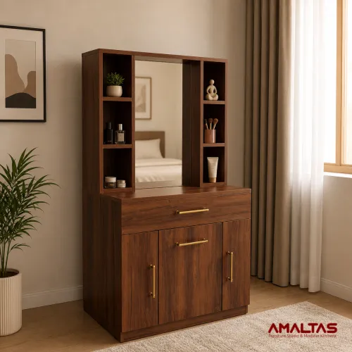Amaltas Polo Dressing Table - Interior