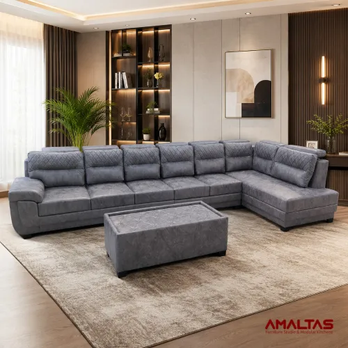 Amaltas No. 1 L-Shaped 7 Seater Sofa - Sofas
