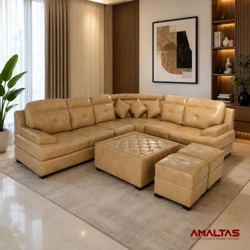 Amaltas Solace Corner Sofa - Sofas