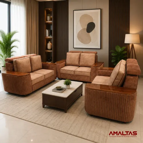 Amaltas Gopi Sofa Set - Sofas