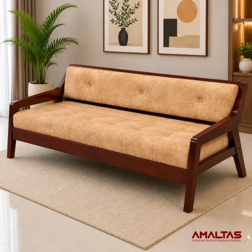 Amaltas Rio Teak Wood Sofa