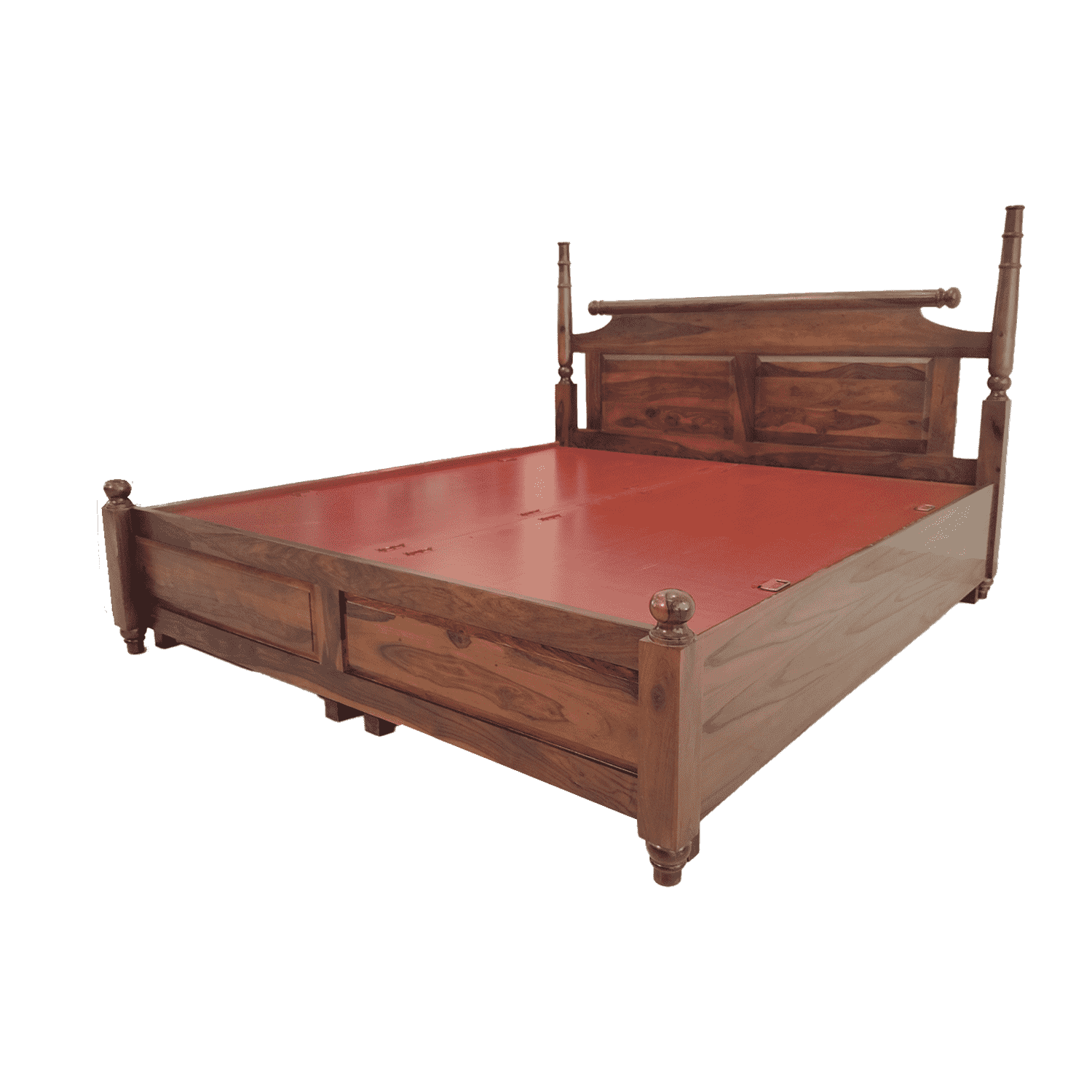 Amaltas Belan Shesham Wood Bed