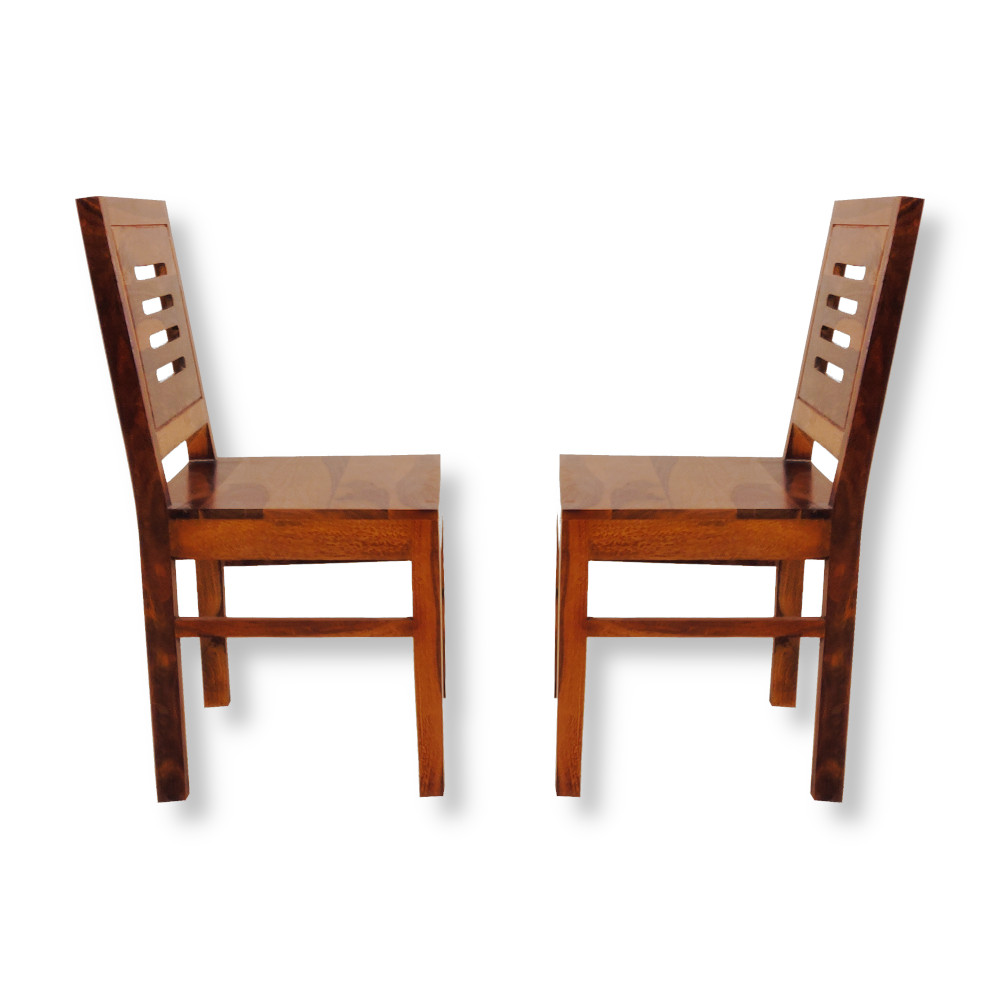 Amaltas Sheesham Wood Set of Two Chairs