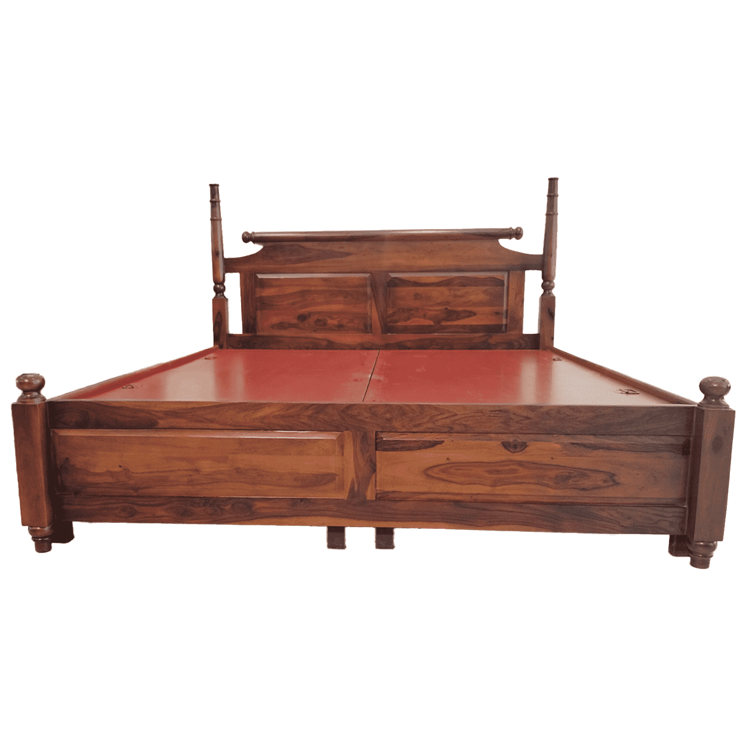 Amaltas Belan Shesham Wood Bed