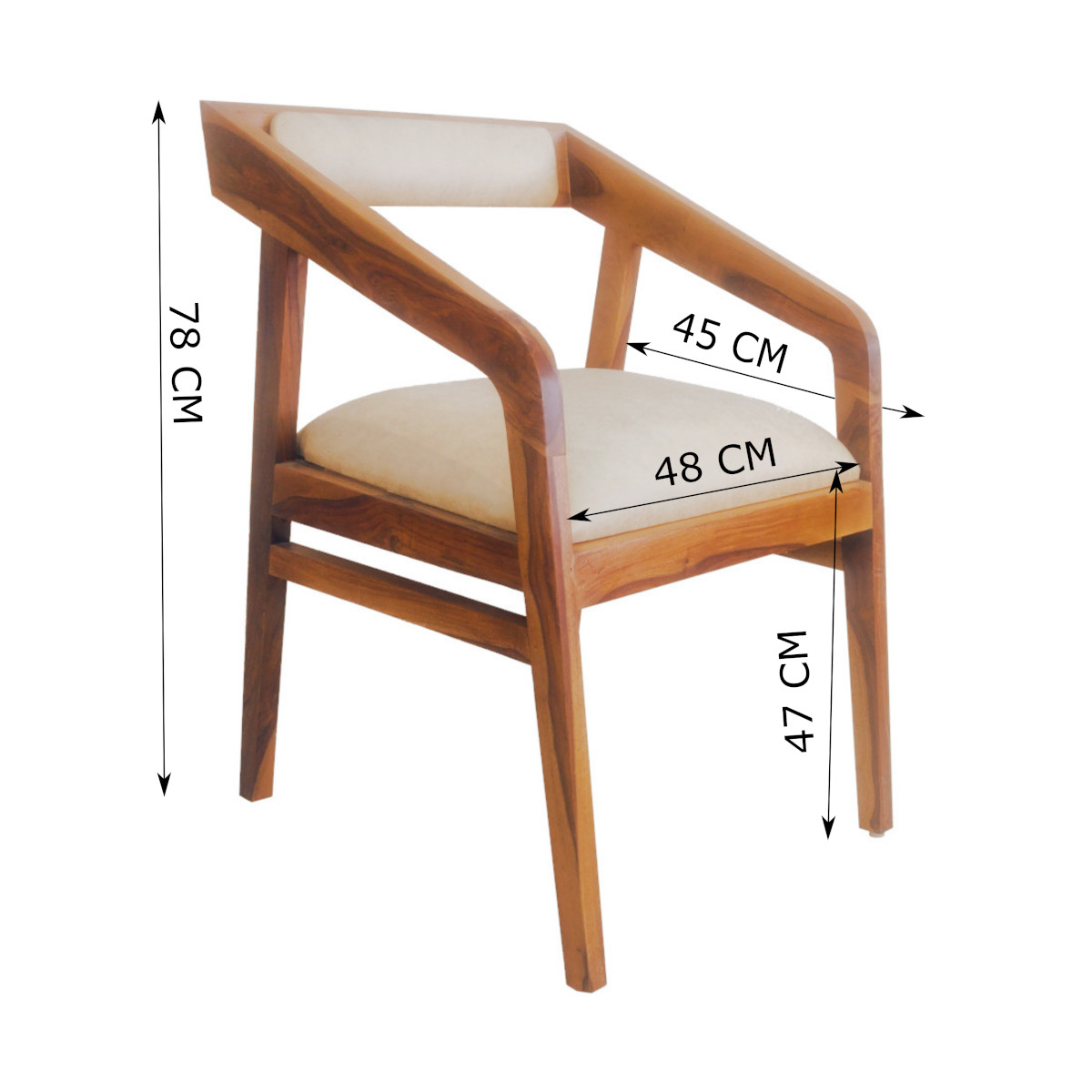 Amaltas Sheesham Wood Living Room Chair