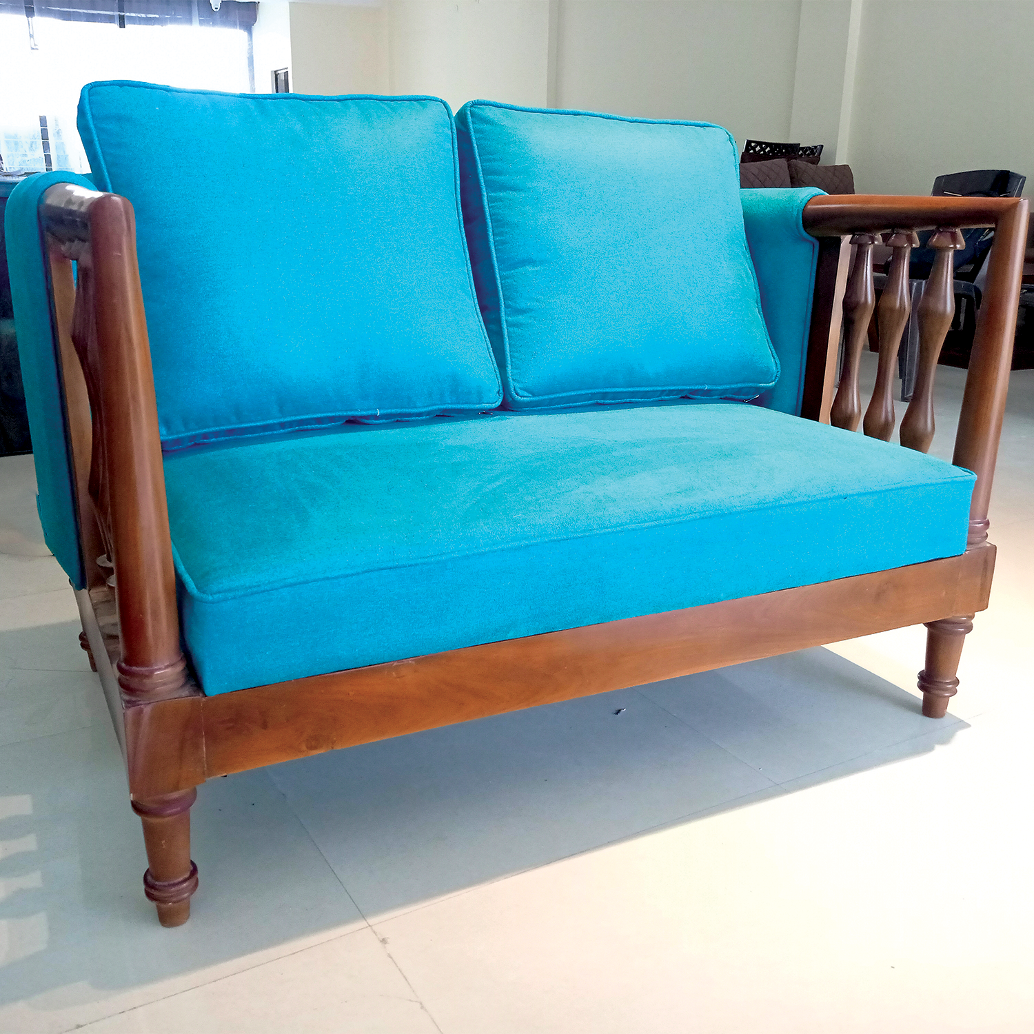 Amaltas Teak wood Designer sofa