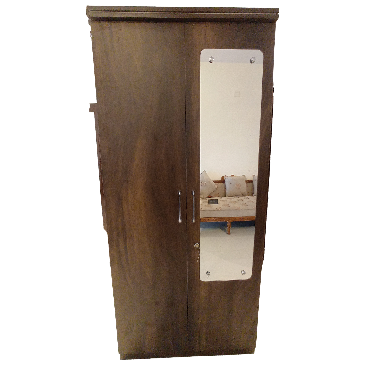 Amaltas Two Door Engineering Wood Wardrobe