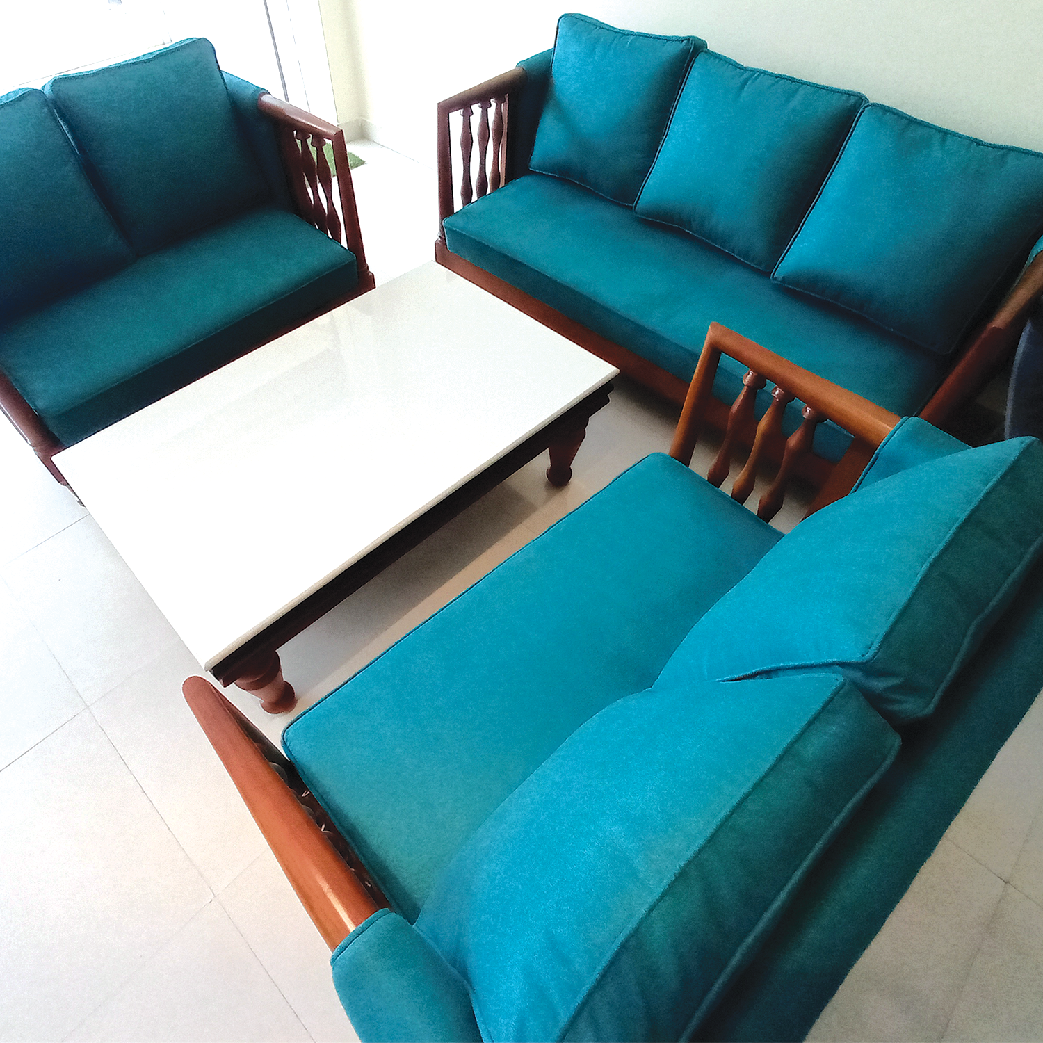 Amaltas Teak wood Designer sofa